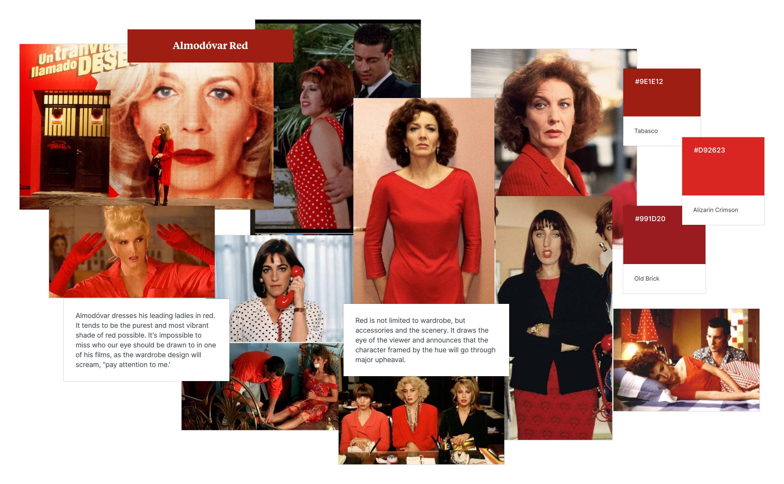 Inspiration: Almodóvar Red